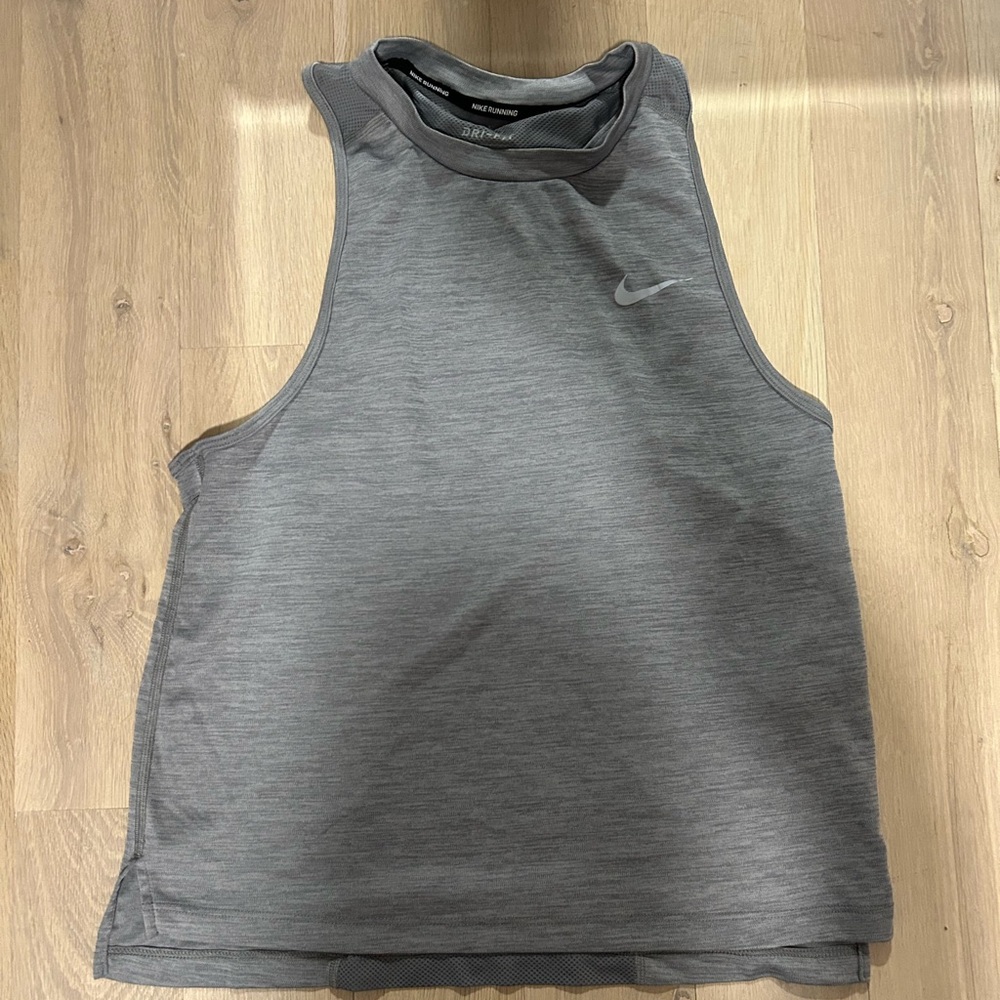 Nike Dri-FIT Gray Running Tank